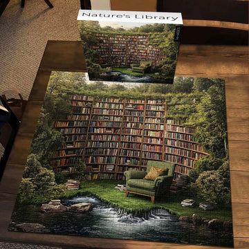 Biblioteca Nature's Library puzzle 1000 pezzi